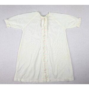 VINTAGE IVORY WHITE NYLON NIGHTGOWN - DAPPER-DO ORIGINALS - INFANT